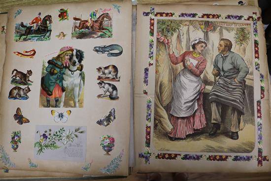 A Victorian scrap album
